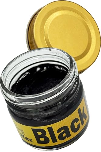 

BABLO POMADE Color Wax for Black Hair, One-Day Black Dye, Hides Gray Hair, Natural Black Finish, Fragrance-Free