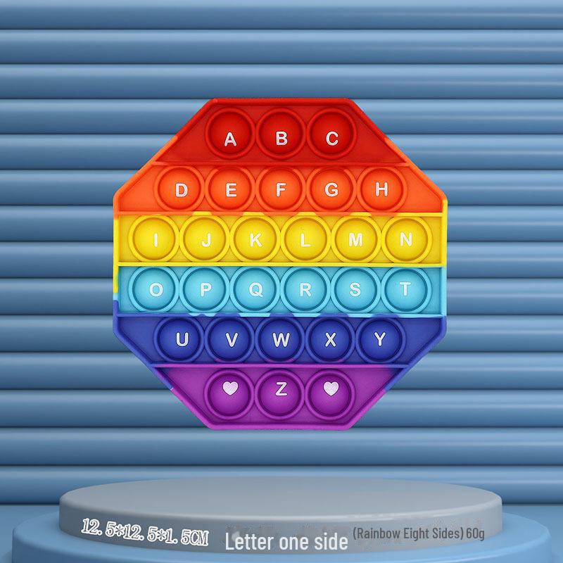 12cm Rainbow Music Children's Educational Toys: Letters, Numbers, Pinyin, Math, Rat Pioneer