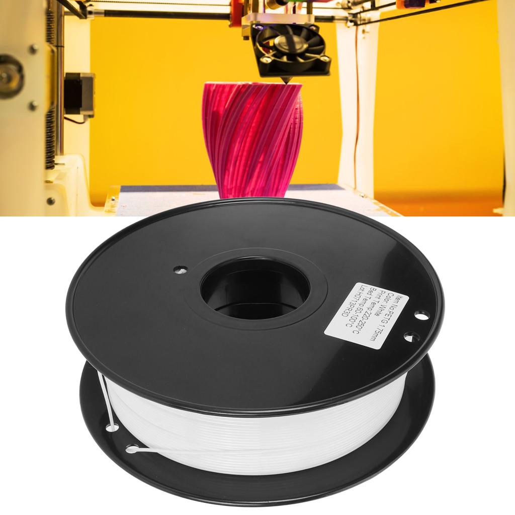 3D Printer Filament Professional 1.75mm Diameter 1KG 2.2LBS Spool Accuracy 0.02mm PETG Filament for 3D Printers