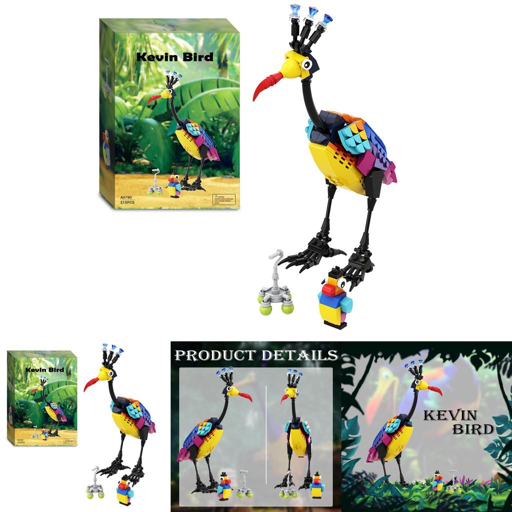 Up Kevin Bird Assembling Building Block Set Models Ornaments Kid Toys For Creative Kids And Collectors