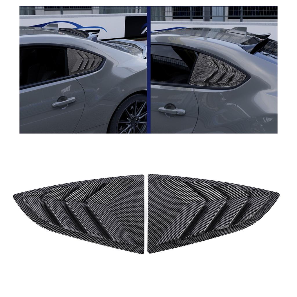 P Osłona Przesłony Tylnej Szyby Lewa Prawa Stylowy Wygląd Odporna na Warunki Pogodowe Precyzyjne Dopasowanie do 2021 do 2024