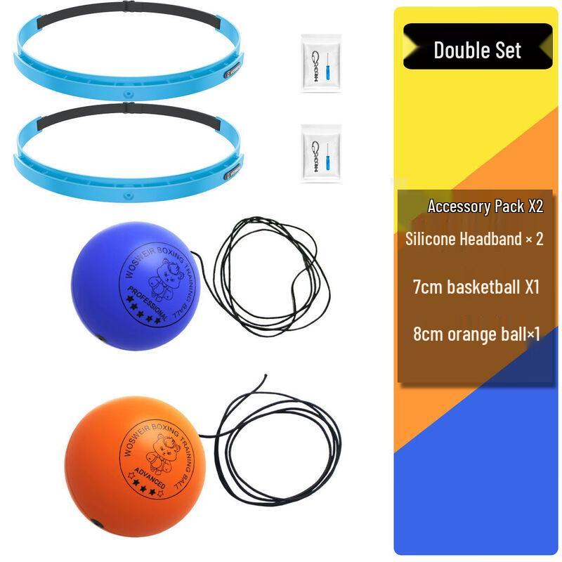 YTYIN Head-Mounted Boxing Reflex Ball Set