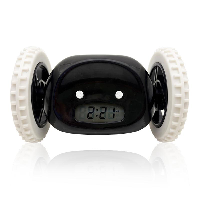 Rolling Run Away Alarm Clock For Deep Sleepers Wake Up Easier Must Catch To Stop Jump Fun Wake Up Tool With Loud Ring