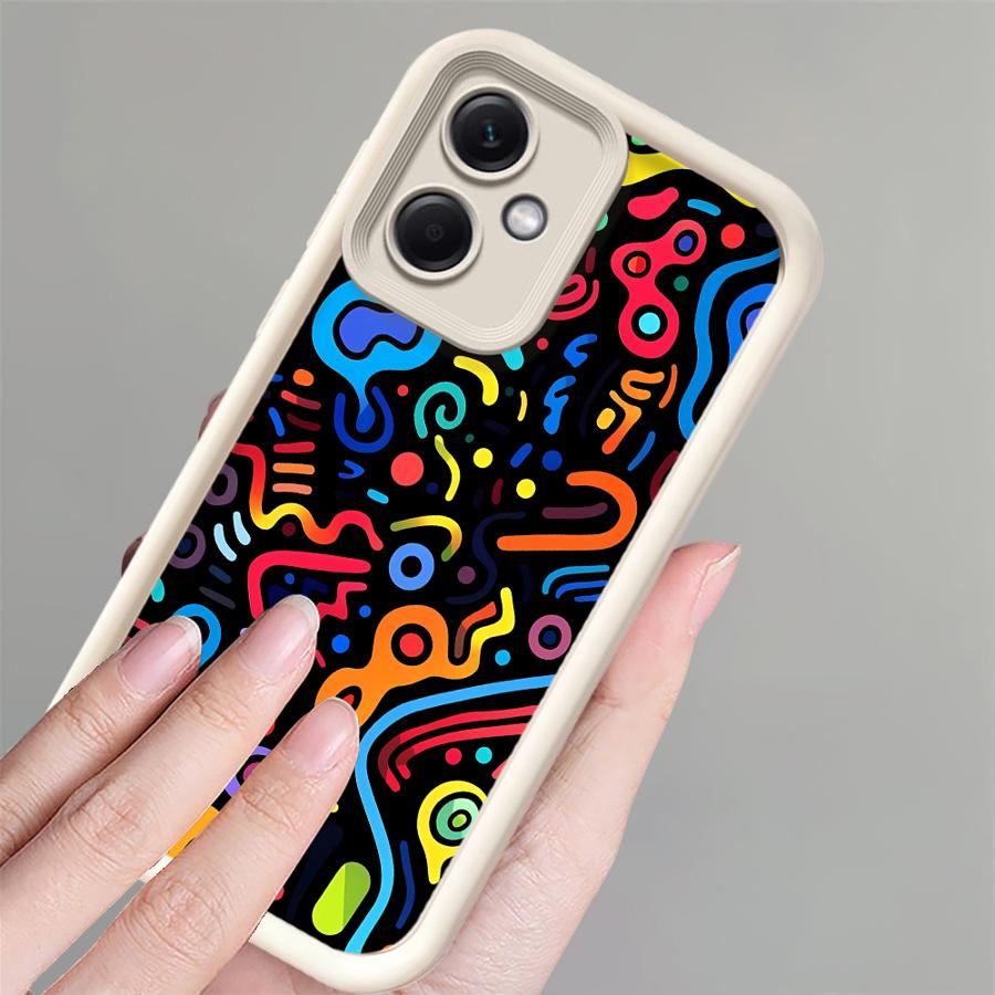 Colorful Pattern Case for Xiaomi Poco F8 X3 NFC C51 X3 Pro C61 C50 Phone Cover