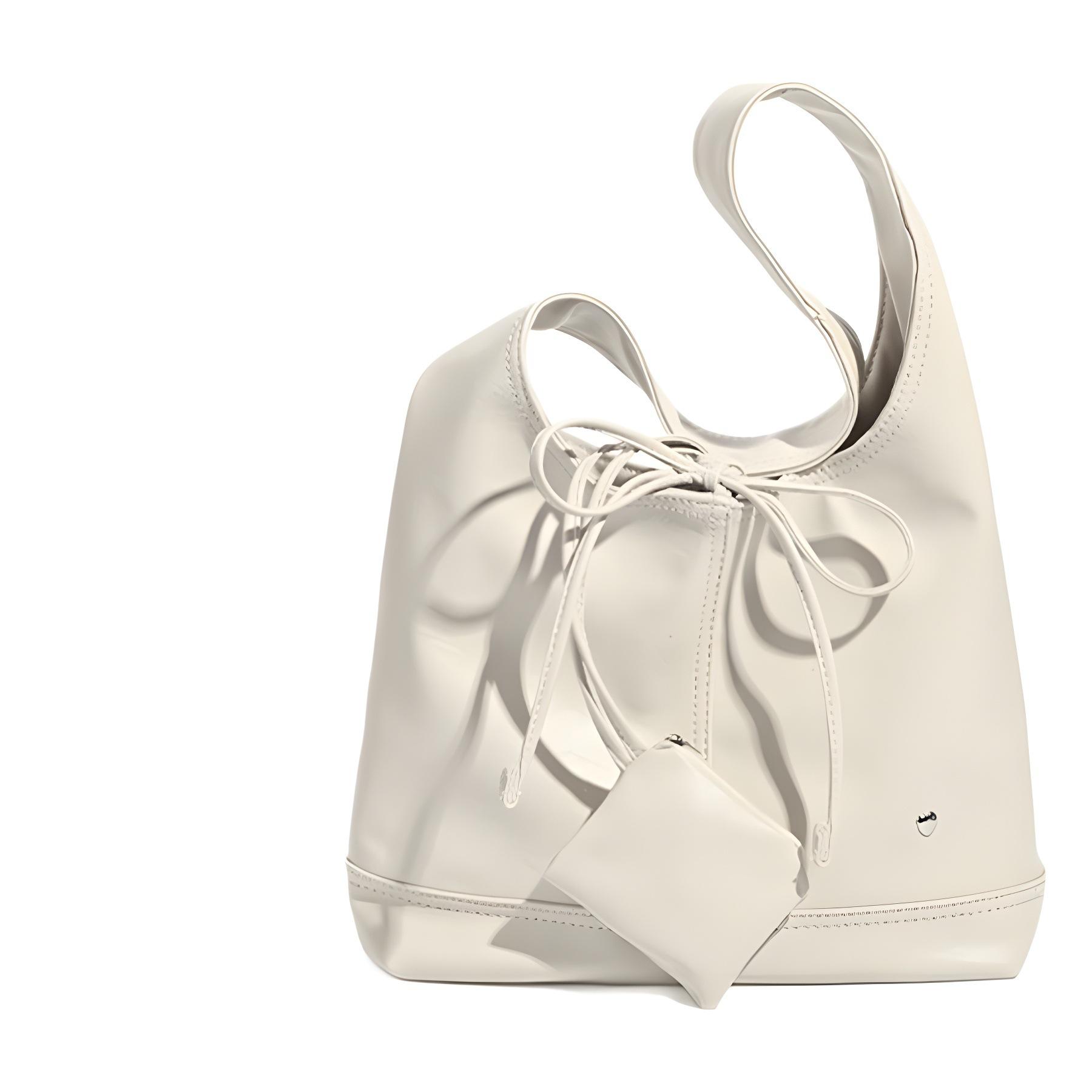 

Большая сумка с завязкой-бабочкой, вместительная сумка-тоут, модная сумка на одно плечо для поездок на работу