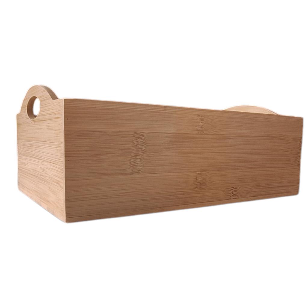 Bamboo Box Organizer Tray Container For Cosmetics Products 7 Pr`Egrody