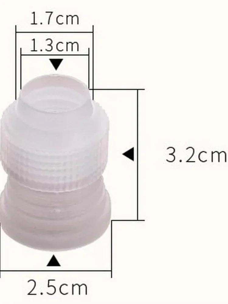 Hot sell 10Pcs Pastry Tool Small Decorating Nozzle Cake Decoration Converter Coupler Cake Tool Converter Icing Pipe Nozzle Tips
