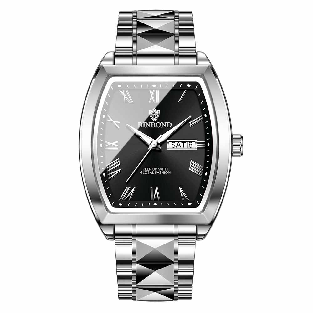 Men's Waterproof Luminous Running Alarm Clock Watch