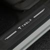 4Pcs Car Threshold Protector Transparent Decorative 3D Sticker For Tesla Model 3 Model S Model X Model Y Roadster Bonina Coil
