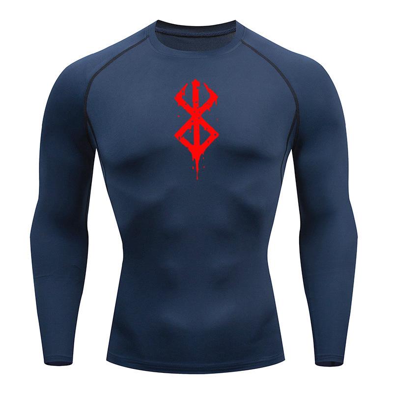 2025 Men's Quick-Dry Running T-Shirt: Breathable, Sweat-Wicking, Tight-Fit Gym Base Layer