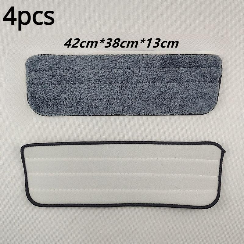 1/4 PCS Spray Mop Replacement Cloth Self-adhesive Mop Cloth Trapezoid Coral Velvet Spray Mop Cloth