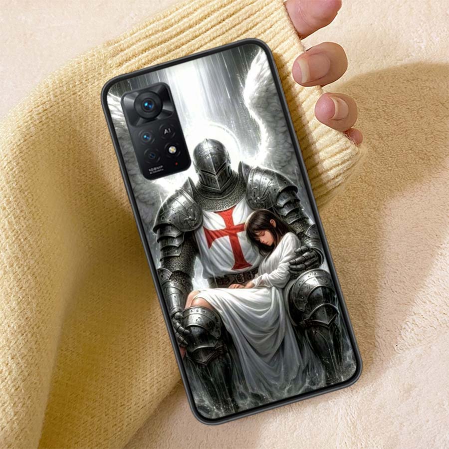 

The Bright Red Crusade Phone Case For Redmi Note 13 14 15 Pro Plus 12 13C 12C 15C 9 10 10C 9T 9C 9A TPU Soft Cover Clear Cell Ca Redmi Note 13 Pro 4G