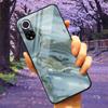 For Honor 50 Pro Case Tempered Glass Starry Marble Hard Back Cover for Huawei Honor 50 Phone Cases Honor50 Protective