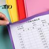 Sturdy Plastic File Folders 1/6Pcs Folder with Prongs Dual Pocket Design Document Sorting Business Card Holder Letter Size Organizer Color-coded