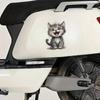 Quirky Laughing Kitten Glass Electric Car Beautification Decoration Stickers