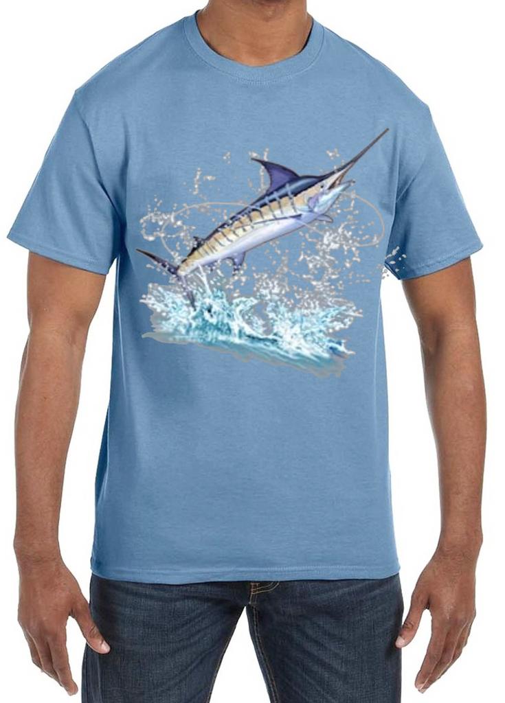 Sport Fishing Gear Clothes Clothing Apparel T-shirt Mens Graphic Tees Fishing