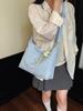 Korean Star Print Women's Tote: Large Capacity Fashion Bag for Summer Commute & Students