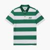 LECOQ GOLF Men'S Airy Stripe Collared Short Sleeve T-Shirt _Gren Gr221Mts44