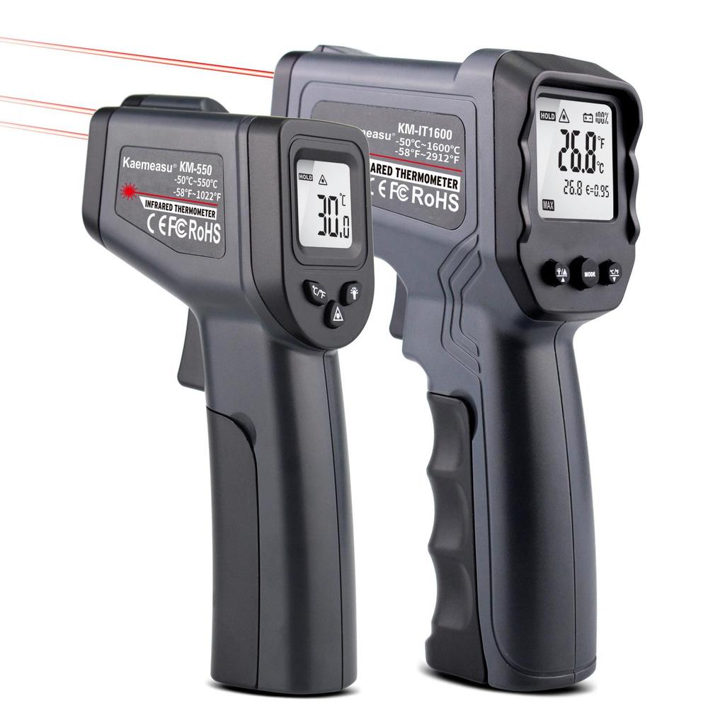 Infrared Thermometer: High-Precision Temperature Gun for Barbecue & Baking (-50 To 1600°C)