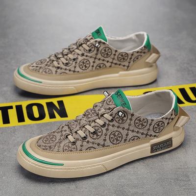 Codzienne męskie buty miękka podeszwa nowa jesień wszechstronne płócienne buty na desce męskie wsuwane oddychające sportowe modne buty