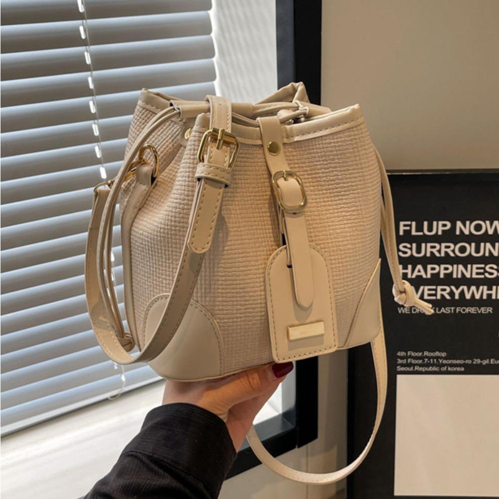 Bag Women's Versatile Bucket Bag Fashion Commuter Shoulder Messenger Bag