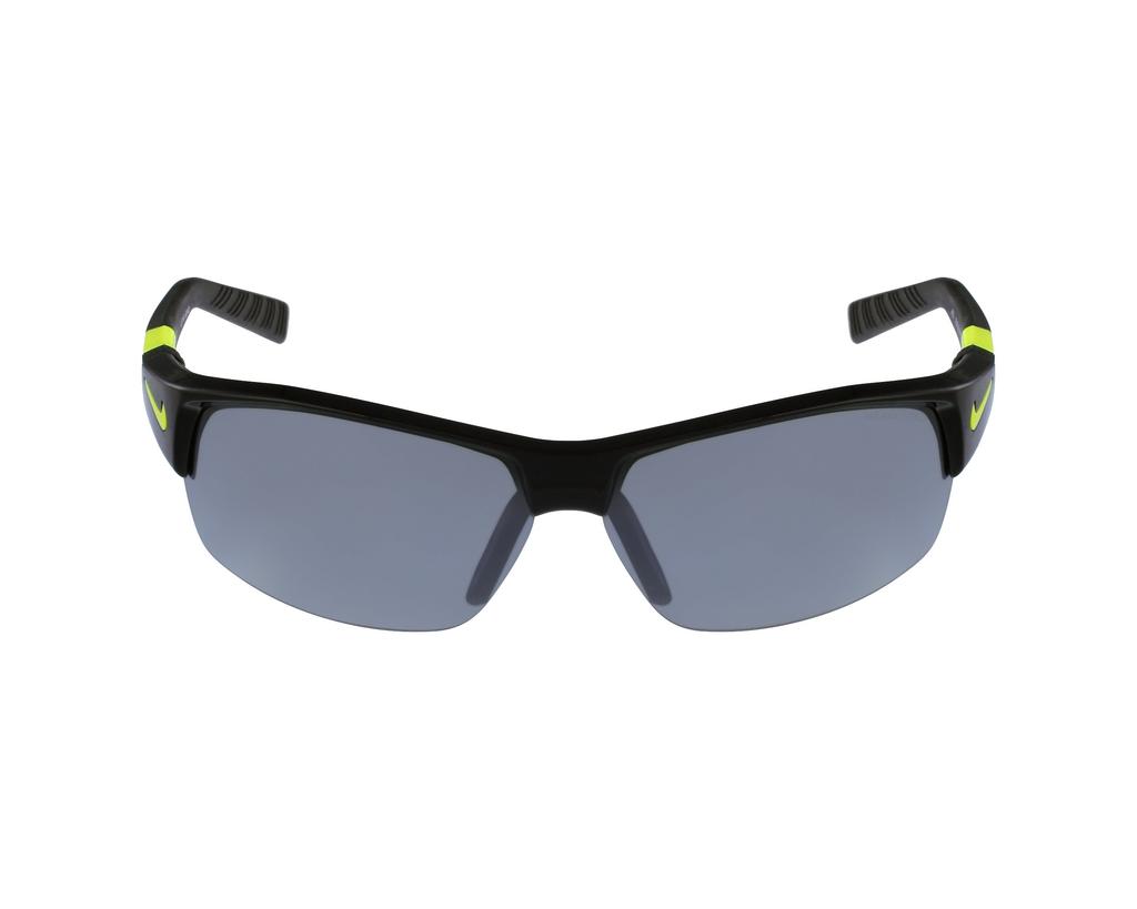 Nike SHOW X2 Sunglasses with Spare Asian Silver Mirror with Black Free Size Lenses, Fit, Men's & Volt, (Japan)