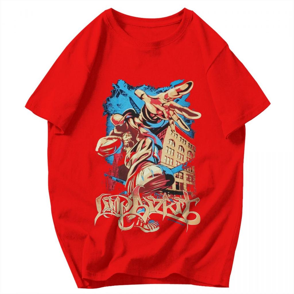Herren T-Shirt 2025 Limp Bizkit Band Trendig Einzigartig Y2K Grafik Anime Unisex Kleidung T-Shirts