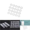 20pcs Water Heater Seal Silicon Gaskets Seal Ring Professional Accessory Part (3 8)