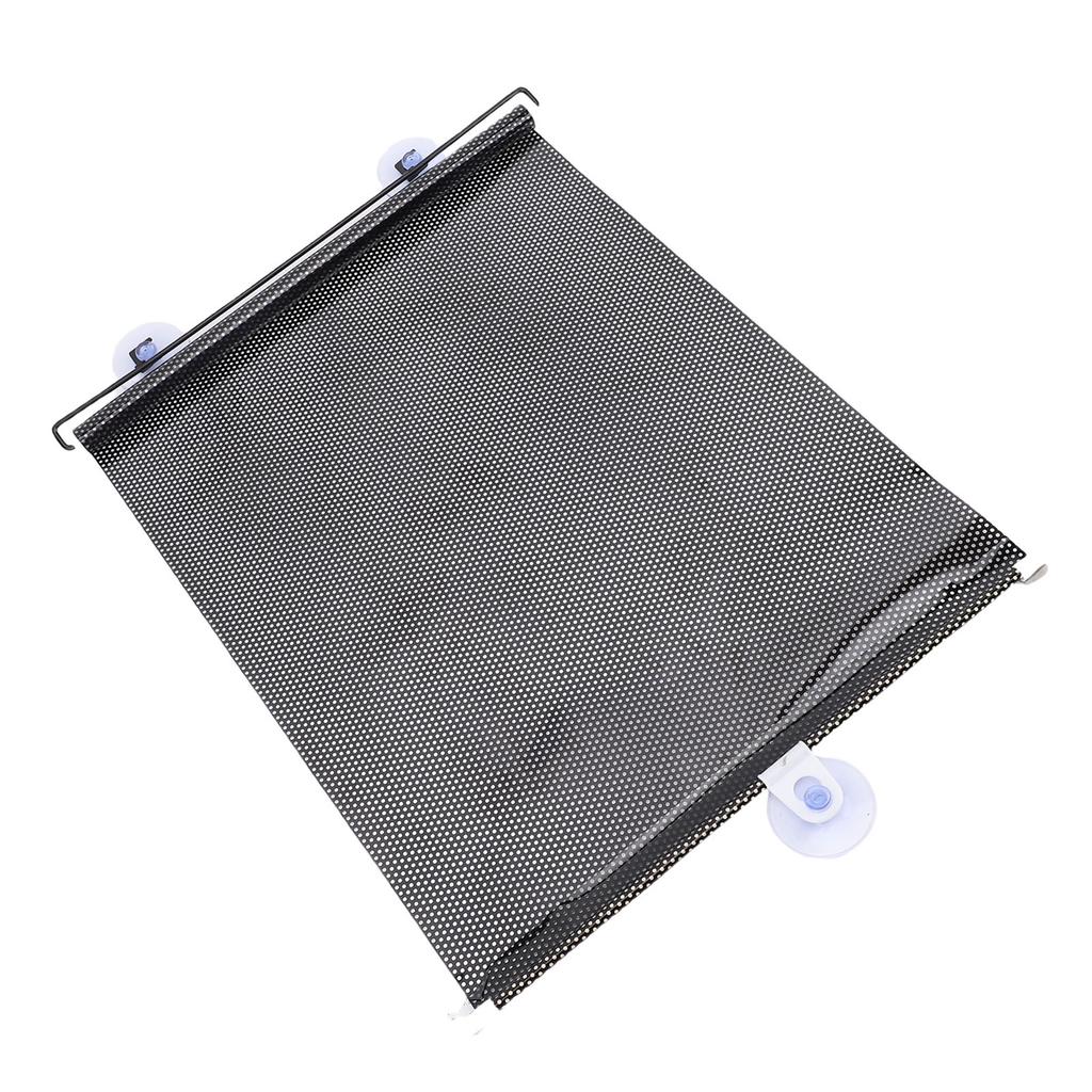 Auto Retractable Roller Sun Shade Block Strong Sunlight Car Windshield Sun Shade with 3 Suction Cups for Car Window 40