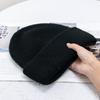 Women's Large Wool Knit Hat | Korean Style, Face-Framing, Solid Color - Trendy Postpartum Beanie