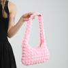 Cute Bubble Single Shoulder Bag For Daily Use With Zipper Closure And Polyester Lining