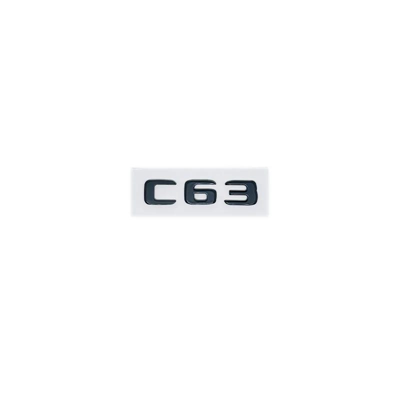 Car Tuning For Mercedes Benz C Class W204 W205 C63 C63S Letter Logo 3D ABS Sticker Car Rear Trunk Emblem Nameplate Decals