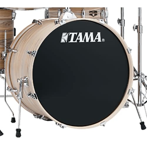 Tama BK22BMWS Bass Drum Head/Superstar/Black Head (White TAMA Logo)
