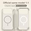 Frameless Solid Color Magnetic Phone Case For iPhone 17 Air 16 15 14 13 12 11 Pro Max Plus 16E For Magsafe Hard Matte Back Cover
