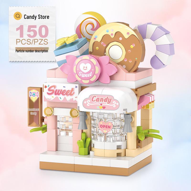 Loz Micro-Particle Pet Shop Ferris Wheel Scene Miniature Building Blocks - Children's Toys & Christmas Gift