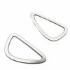 For Buick Lacrosse 2017-2019 Silver Steel Dashboard Upper Air Outlet Vent Trim