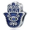 925 Silver Blue Charms Murano Glass Star Octopus Beads Pendant Bracelets Necklaces Womens DIY Jewelry Gift
