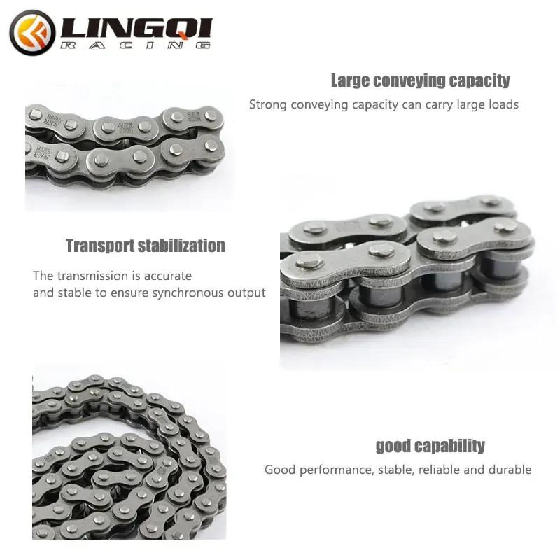 LINGQI 520 Chain 100 Link 110 120L Drive Chains With Links For ATV Quad MX Enduro Motocross Racing Universal Parts Off Road