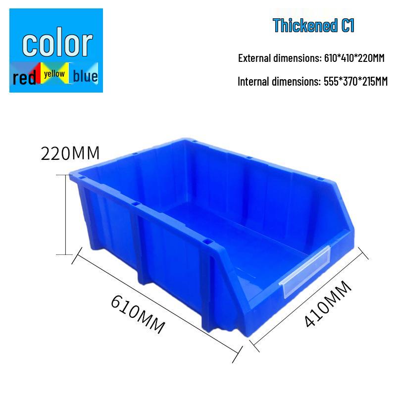 Slanted Mouth Plastic Storage Box for Screws and Tools – Classified Component Shelf
