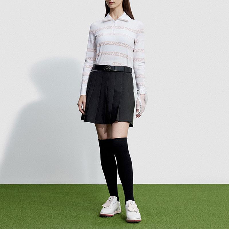 New FILA Golf Series Casual Short Skirts Women's Pitch Black A11W345301F-BK