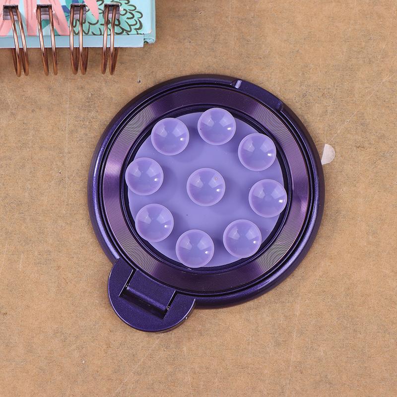 Anti-Slip Magnetic Suction Cup Phone Mount Ultra-Slim Silicone Phone Ring Holder With Strong Suction Cup Desktop & Car Mount