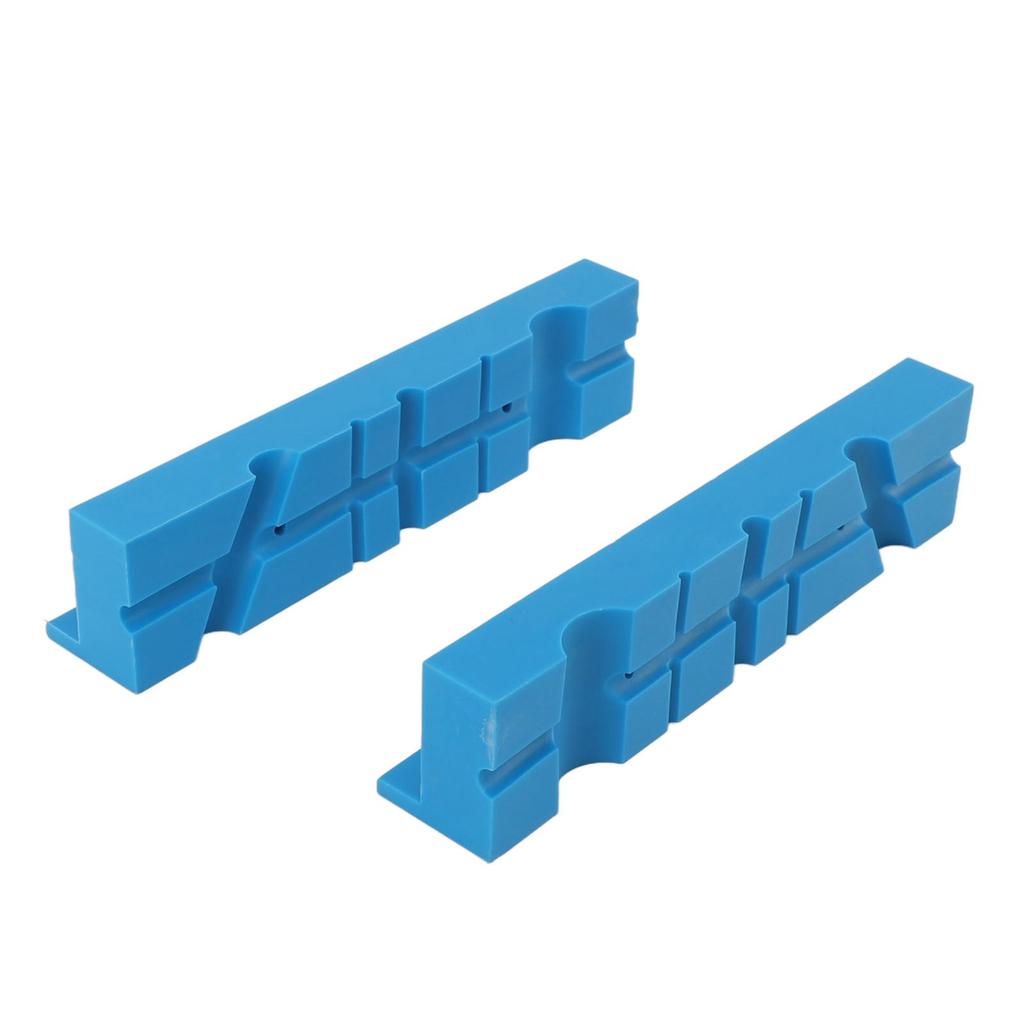 2 STÜCKE Schraubstockbackenpolster Abdeckung Schutz Magnetische Multi-Winkel-Nut Anti Slip Weiche PU Schraubstockbacken Zubehör