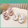 Princess Girls Sandals With Synthetic Leather Soft Sole For Toddler Summer Play