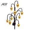 Garden Gifts for Halloween Solar Tree Stump Light, Powered Stake Twinkling Light Black Cat Porch Accents with Ghost Pumpkin Ornaments, Vintage Glowing
