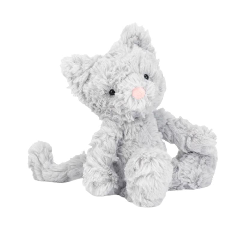 

JELLYCAT cat series Squiggle curly lucky cat companion comfort doll plush doll 23cm high
