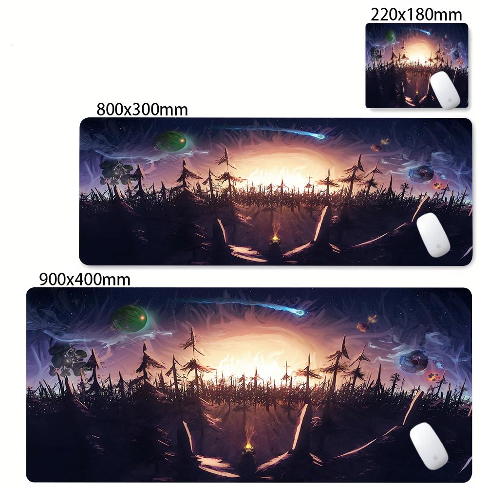 Anime Keyboard Pad Outer Wilds Mouse Pad PC Laptop Anti-slip Rubber Desk Mat Computer Gaming Accessories Mousepad XXL Carpet