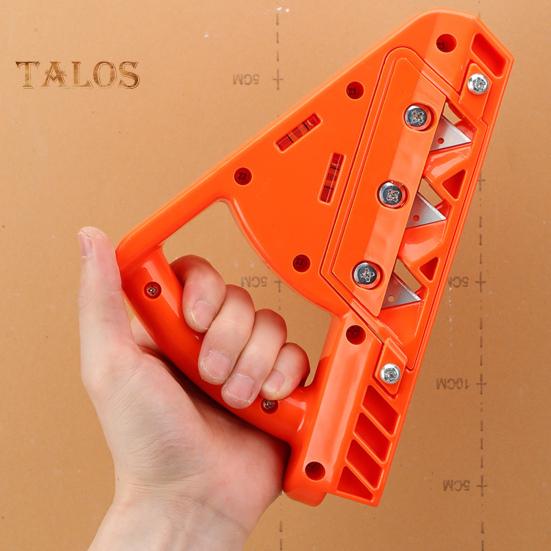 Trockenbau-Fase, Gipskarton-Schnellschneider, Handhobel, ergonomischer Griff, weit verbreitetes 45/60-Grad-Gipskarton-Hobelwerkzeug mit scharfen Klingen