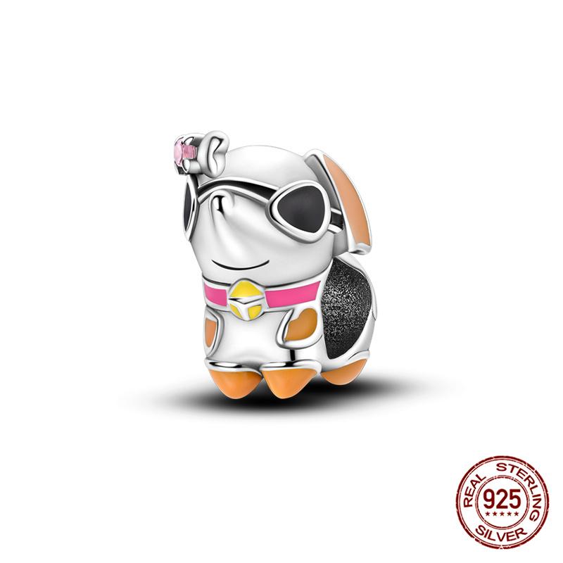 Originale Eulenperlen, 100 % Kupfer, Glückskatzen-Elefanten-Anhänger, passend für Originalarmbänder, DIY-Schmuckherstellung, Geschenk für Frauen