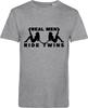 Real Unisex Ride Twins Biker T Shirt Funny Biker Design Offensive Adult Joke Top