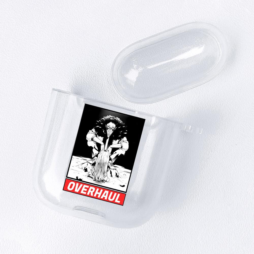 Anime My Hero Academia Figurer Gjennomsiktig Airpods-deksel for Funda Airpods 2/1 Deksel Boku No Hero Academia Mykt TPU-deksel Coque
